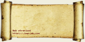 Vera Bakić vizit kartica